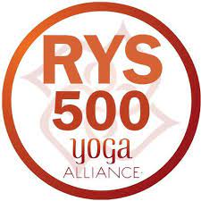 Zertifikat RYS 500 der Yoga Alliance